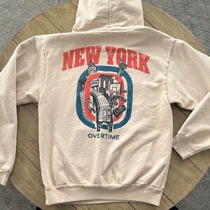 Overtime Basketball New York Hoodie - Graphic Back Print